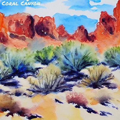 Coral Canyon By Berezy, Whilst's cover