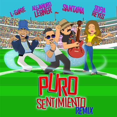 Puro Sentimiento (feat. Santana) [Remix]'s cover