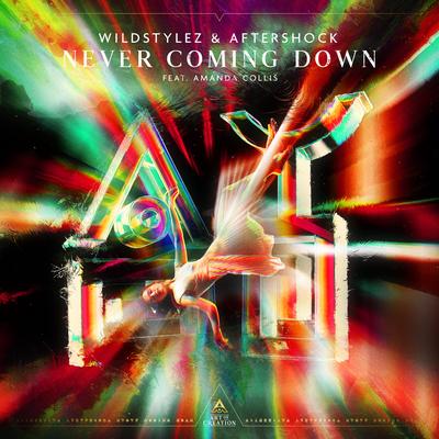 Never Coming Down By Wildstylez, Aftershock, Amanda Collis's cover