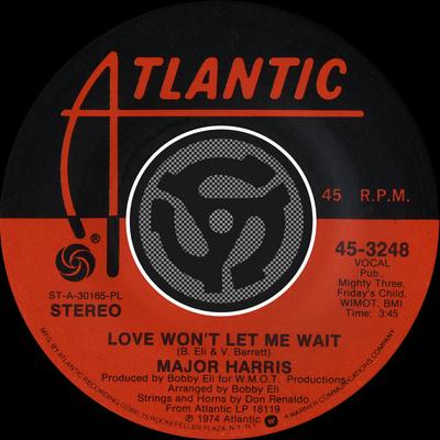 Love Won't Let Me Wait (45 Version) By Major Harris's cover