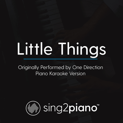 Little Things (Originally Performed By One Direction) (Piano Karaoke Version) By Sing2Piano's cover