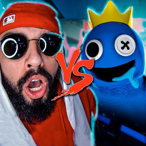 REACT Azul Babão do Roblox (Rainbow Friends) Vs. Mussoumano