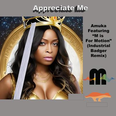 Appreciate Me (Badger's Tech House) By Amuka, M is For Motion, DJ Industrial Badger's cover