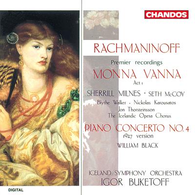 Rachmaninoff: Monna Vanna & Piano Concerto No. 4's cover