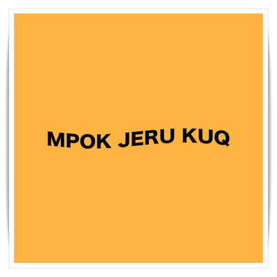 Mpok Jeru Kuq's cover