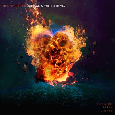 Hearts on Fire (CORSAK & Willim Remix)'s cover