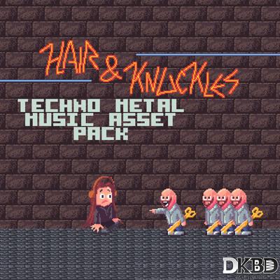 Hair and Knuckles Techno​/​Metal Music Asset Pack (Original Game Soundtrack)'s cover