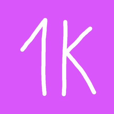 1k followers on Instagram's cover