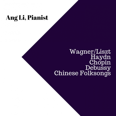 Debut Album - Ang Li Plays Wagner/Liszt, Haydn, Chopin, Debussy and Chinese Folksongs's cover