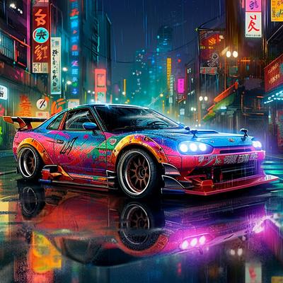 Neon Night By Anomy5's cover
