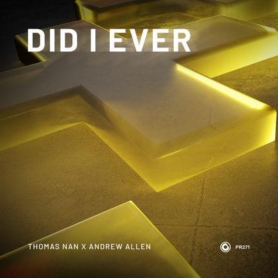 Did I Ever By Thomas Nan, Andrew Allen's cover