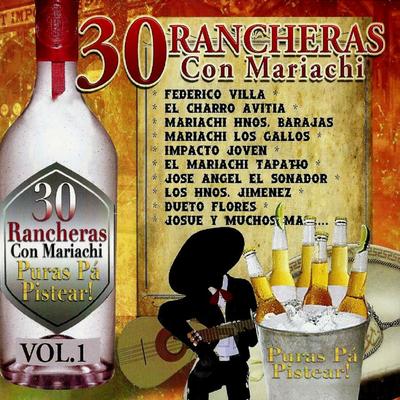 30 Rancheras Con Mariachi - Puras Pa` Pistear VOL.1's cover