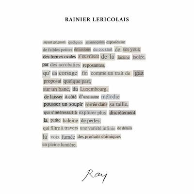 Rainier Lericolais's cover