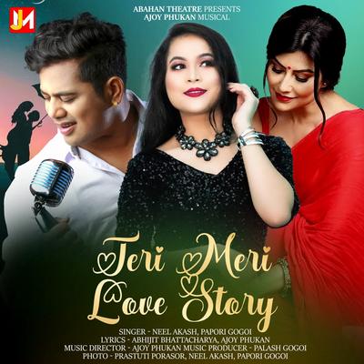 Teri Meri Love Story By Neel Akash, Papori Gogoi's cover