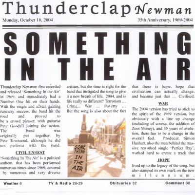 Something in the Air By Thunderclap Newman's cover