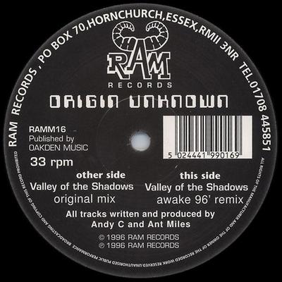 Valley Of The Shadows By Origin Unknown's cover