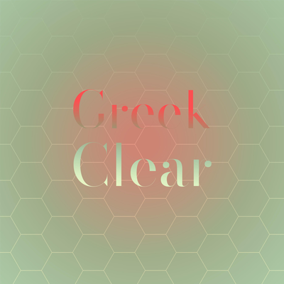 Greek Clear's cover