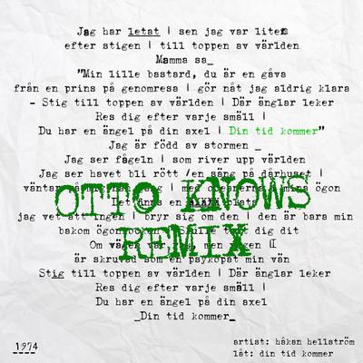 Din tid kommer (Otto Knows Remix)'s cover