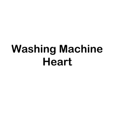 Washing Machine Heart's cover