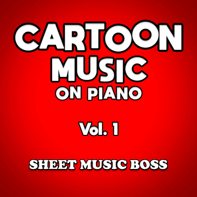 Cartoon Music on Piano, Vol. 1's cover