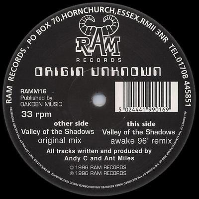 Valley of the Shadows By Origin Unknown's cover