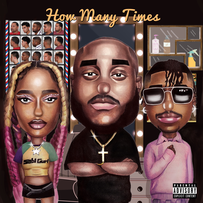How Many Times By DJ Big N, Ayra Starr, Oxlade's cover
