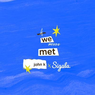 if we never met (remix)'s cover