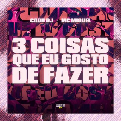 3 Coisas Que Eu Gosto de Fazer By Cadu DJ, Gangstar Funk, MC Miguel's cover