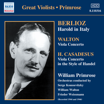 Berlioz: Harold in Italy - Walton: Viola Concerto's cover