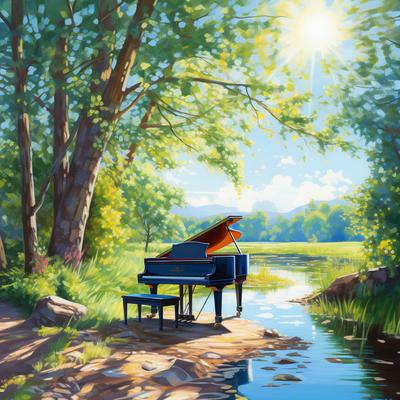 Piano Harmony by the Wandering Stream By Piano Novel, 4D Nature Recordings, Water Way's cover
