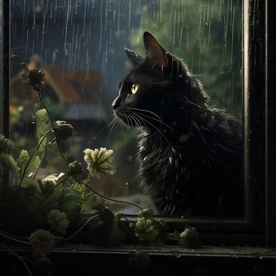 Bigotes En Un Día Lluvioso: Serenidad Para Gatos's cover