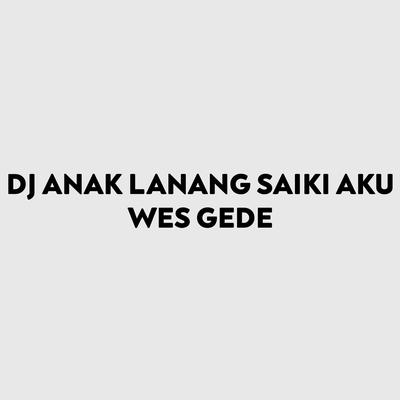 DJ ANAK LANANG SAIKI AKU WES GEDE's cover