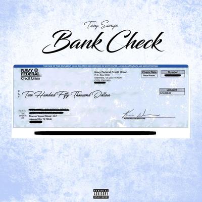 Bank Check's cover