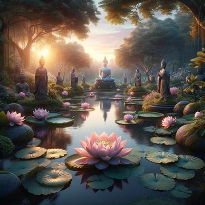 Serenity by the Lotus Pond: Buddha's Relaxation Rituals's cover