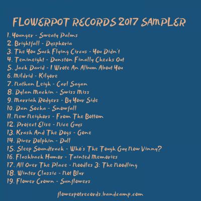 Flowerpot Records 2017 Compilation's cover