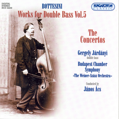 Double Bass Concerto No. 2 in B Minor: I. Allegro moderato By Gergely Jardanyi, Budapest Chamber Symphony, Janos Acs's cover