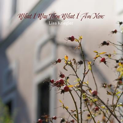 What I Was Then What I Am Now By Lisa Kriegler's cover