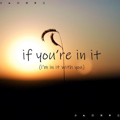 if you're in it (i'm in it with you)'s cover