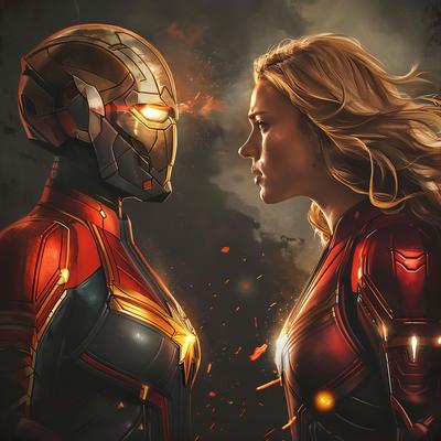 Epic Rap Battle (Ironheart vs Captain Marvel in MCU)'s cover