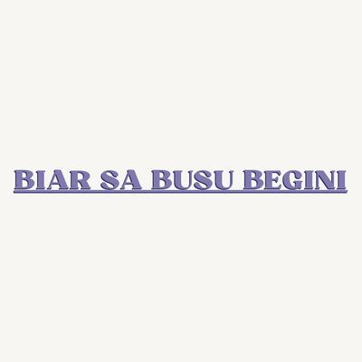 BIAR SA BUSU BAGINI's cover