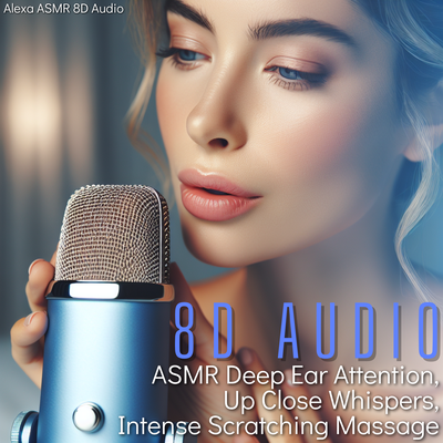 ASMR Deep Ear Attention, Up Close Whispers, Intense Scratching Massage - 8D Audio's cover