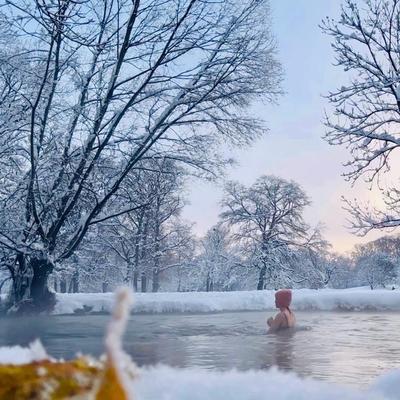 Eisbach im Schnee By Christin Henkel's cover