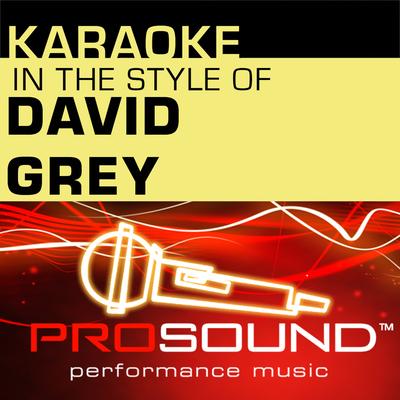 Karaoke - In the Style of David Grey - EP (Professional Performance Tracks)'s cover