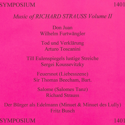 Music of Richard Strauss, Vol. 2 (1923-1954)'s cover