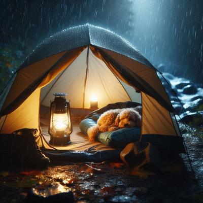 Soft Rain In Tent's cover