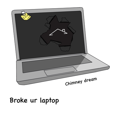 Broke ur Laptop's cover