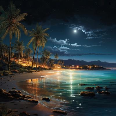 Soothing Ocean Ambience in the Moonlight's cover