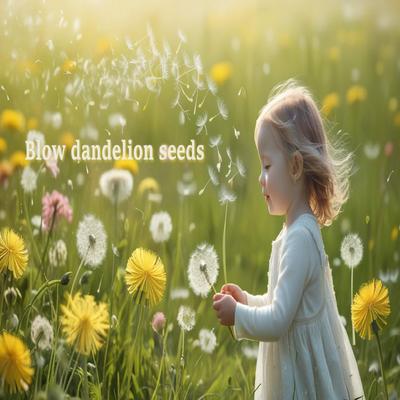 Blow dandelion seeds's cover