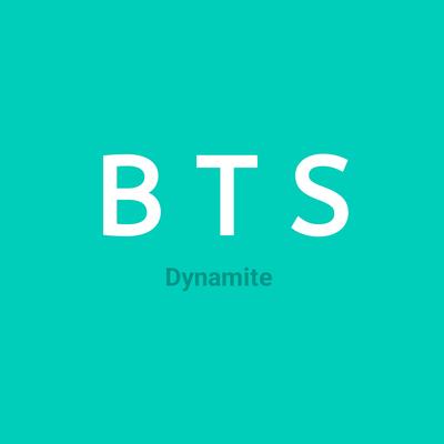 Bts Dynamite's cover