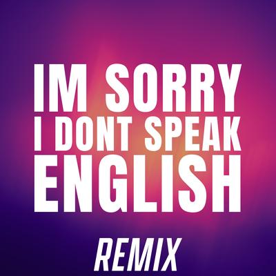 I'm Sorry I Don't Speak English (Remix)'s cover